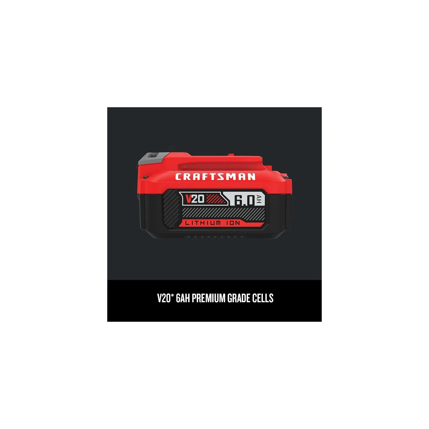 CRAFTSMAN V20 6Ah Lithium Ion Power Tool Battery (CMCB206) - Track Minded HPDE, LLC