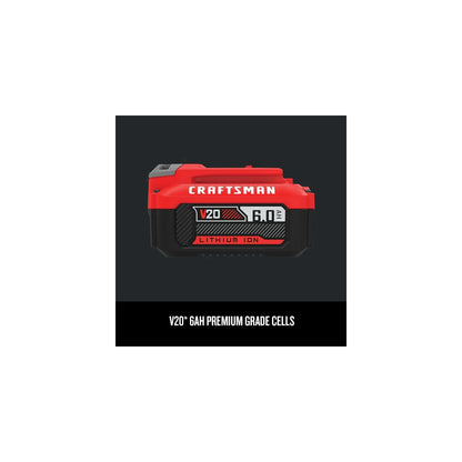 CRAFTSMAN V20 6Ah Lithium Ion Power Tool Battery (CMCB206) - Track Minded HPDE, LLC