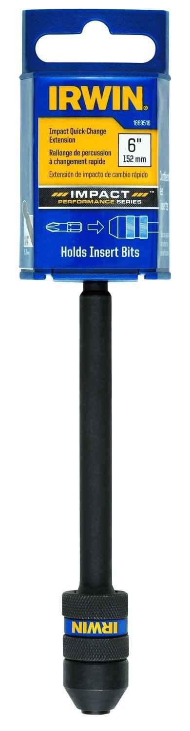 Irwin Tools IRWIN 1869516 Impact Performance Series Quick Change Bit Extension, 1/4-Inch Shank, 6-Inch - Track Minded HPDE, LLC