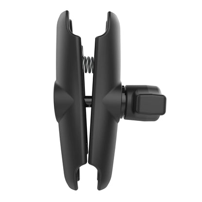 RAM Mounts RAM-B-201U Double Socket Arm (Medium) Compatible with RAM B Size 1" Ball Components - Track Minded HPDE, LLC