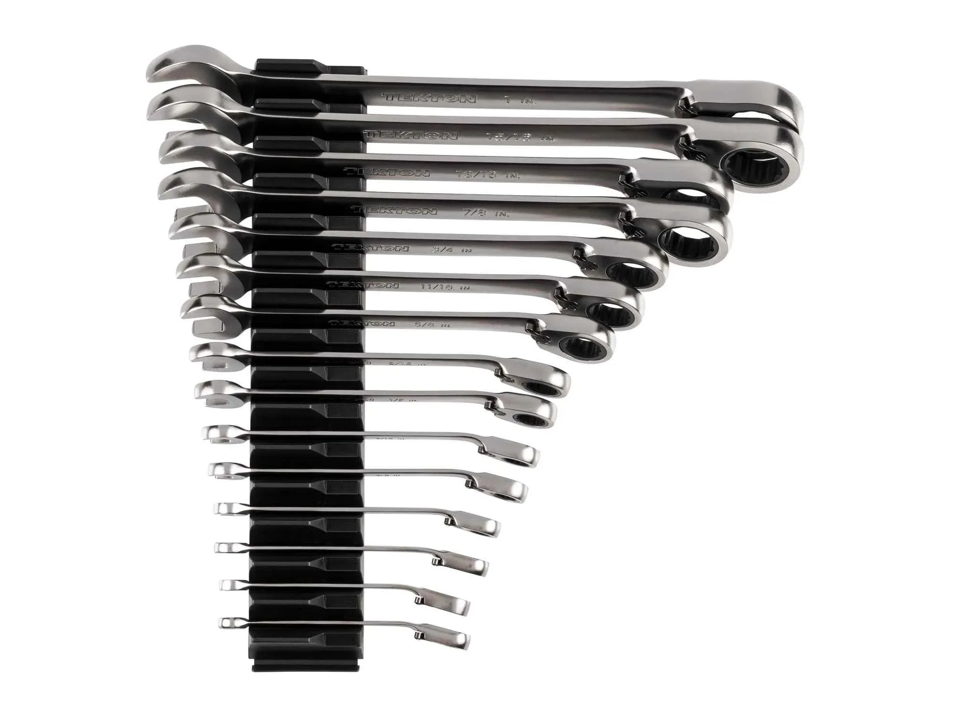 TEKTON Reversible 12-Point Ratcheting Combination Wrench Set with Modular Organizers, 15-Piece (1/4-1 in.) | WRC94301 - Track Minded HPDE, LLC