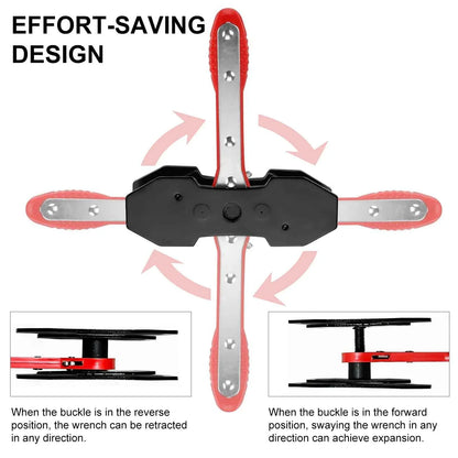 Brake Caliper Compression Tool with 2 Brake Caliper Hooks, 2 Brake Disc Lubricant, 5 in 1 Professional Caliper Piston Compressor Tool Brake Pad Spreader for Single/Twin/Quad Piston Calipers, extended - Track Minded HPDE, LLC
