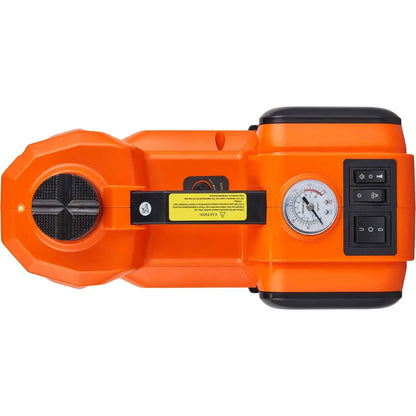 VEVOR Electric Car Jack, 5 Ton/11023 LBS Hydraulic Jack Lift with Electric Impact Wrench, Built-in Inflatable Pump, and LED Light for SUV MPV Sedan Truck Garage Repair - Track Minded HPDE, LLC
