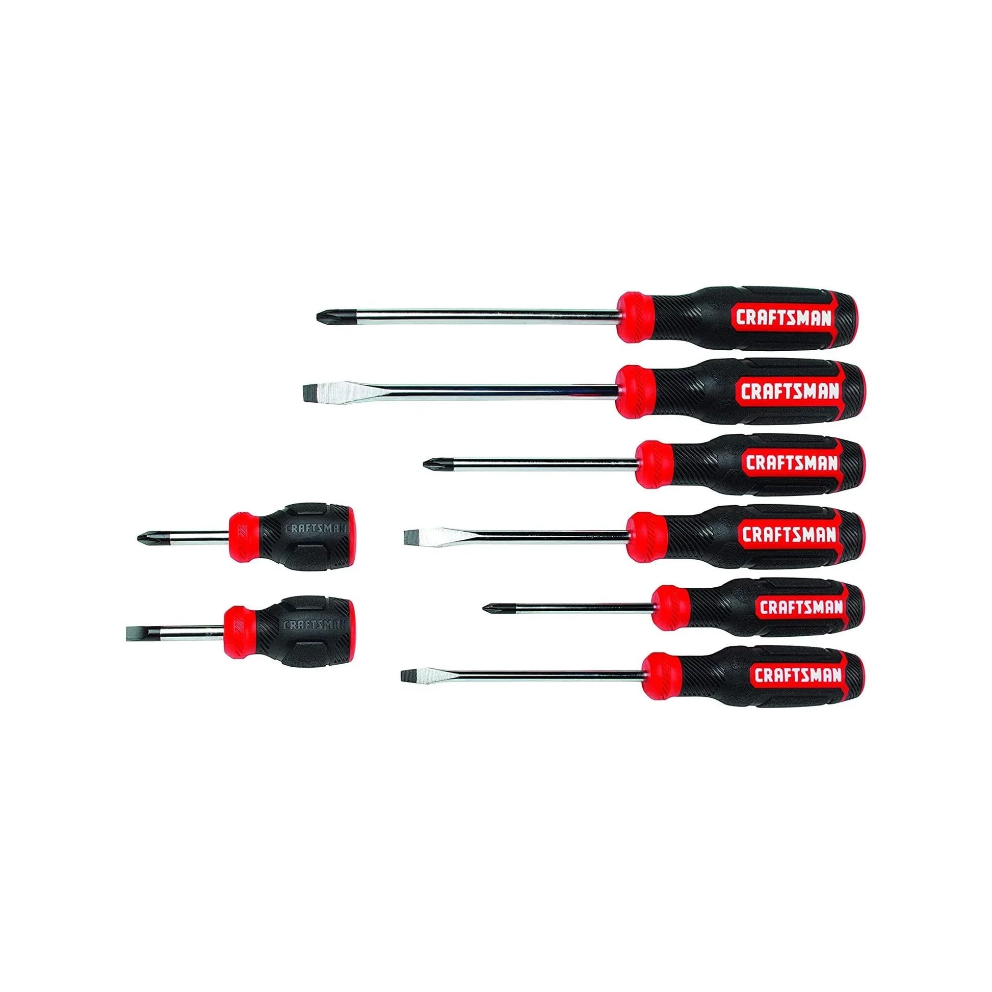CRAFTSMAN Screwdriver Set, Bi-Material, 8 Piece Set (CMHT65075N) - Track Minded HPDE, LLC