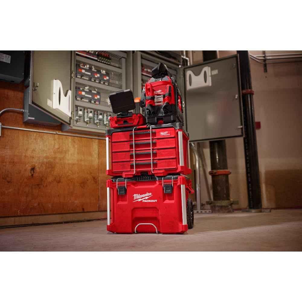 Milwaukee Packout 4 Drawer Tool Organizer Box - 48-22-8444 - Track Minded HPDE, LLC