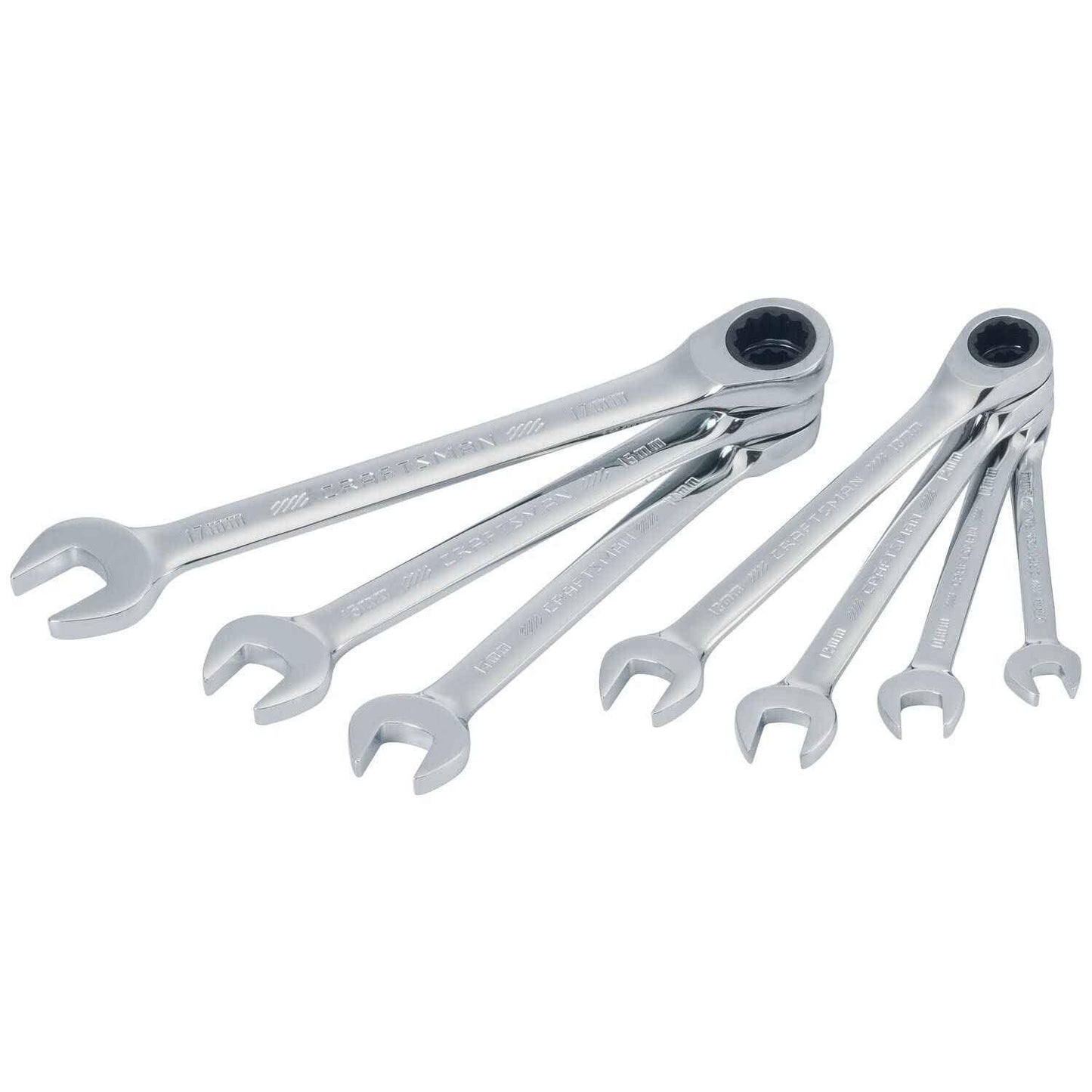 CRAFTSMAN Ratchet Wrench, 12 Point, 7-Piece Set (CMMT87019) - Track Minded HPDE, LLC