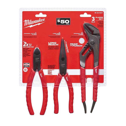 Milwaukee Pliers Set Alloy Stl 3pk - Track Minded HPDE, LLC