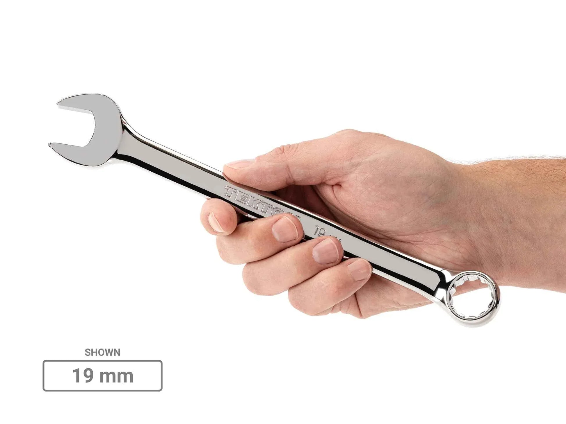 TEKTON Combination Wrench Set with Rack, 19-Piece (6-24 mm) | WCB91202 - Track Minded HPDE, LLC