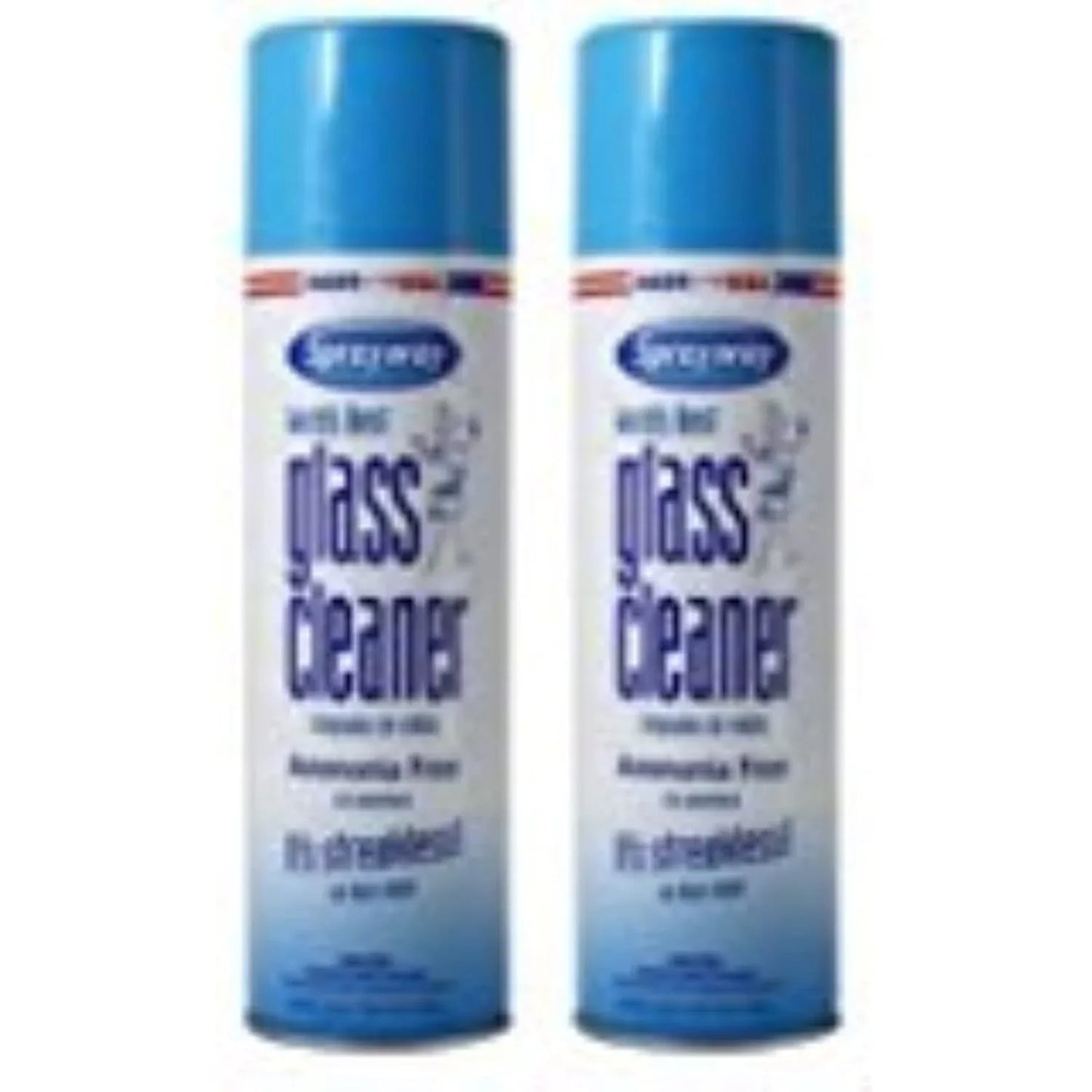 Sprayway Glass Cleaner Aerosol Spray, 19 Oz, Pack of 2 - Track Minded HPDE, LLC
