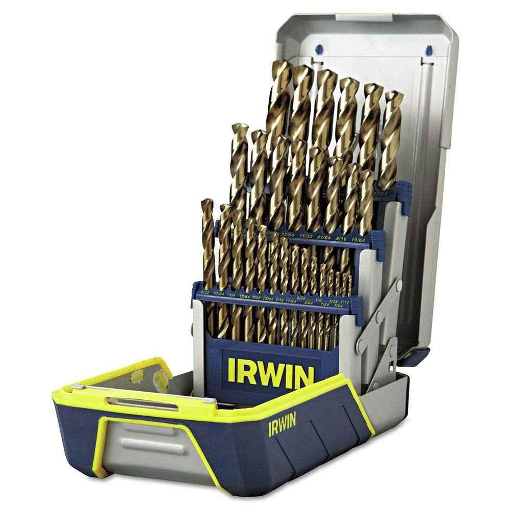 IRWIN Drill Bit Set, M35 Cobalt Alloy Steel Steel, 29-Piece (3018002) - Track Minded HPDE, LLC