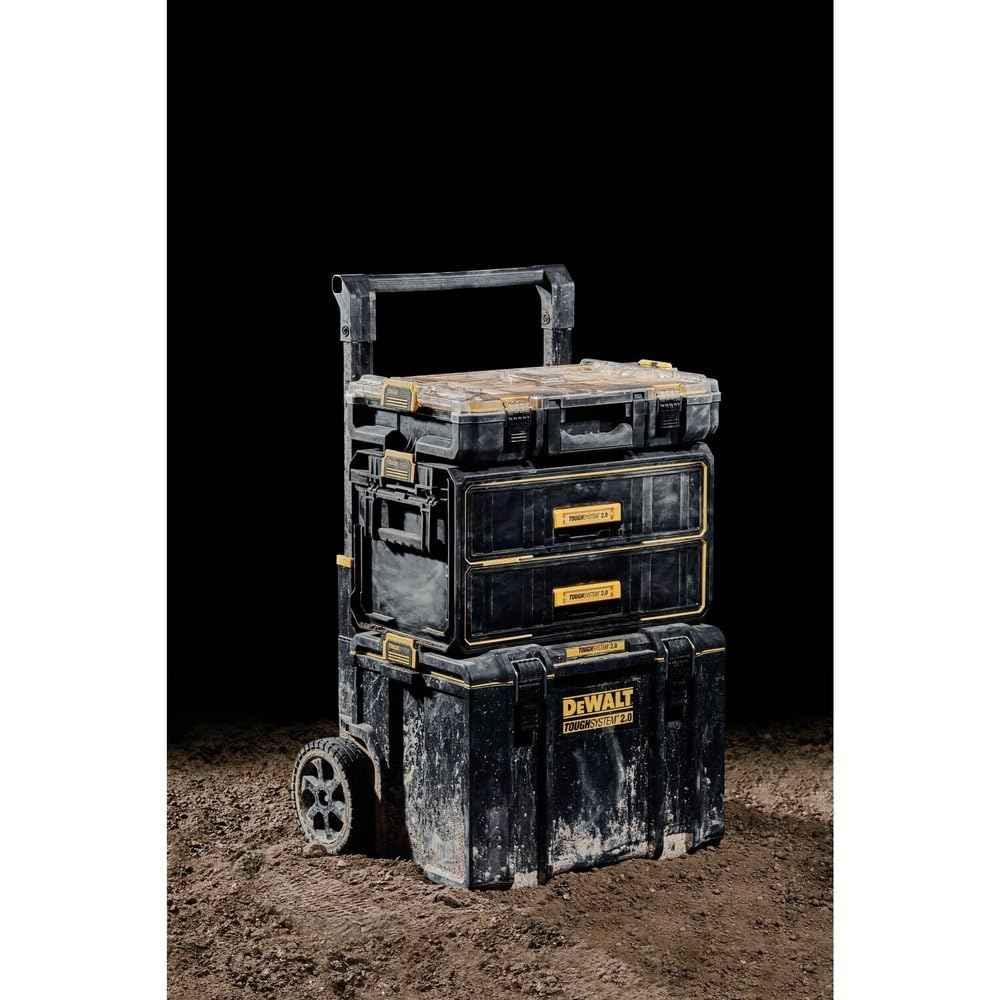 DEWALT ToughSystem Tool Box, 2.0 Two-Drawer, 21.8in. (DWST08320) - Track Minded HPDE, LLC