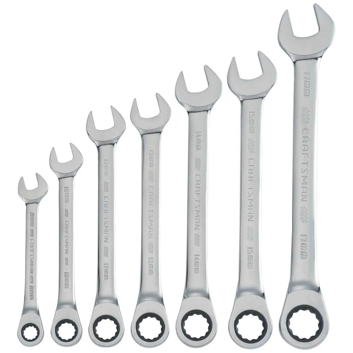 CRAFTSMAN Ratchet Wrench, 12 Point, 7-Piece Set (CMMT87019) - Track Minded HPDE, LLC