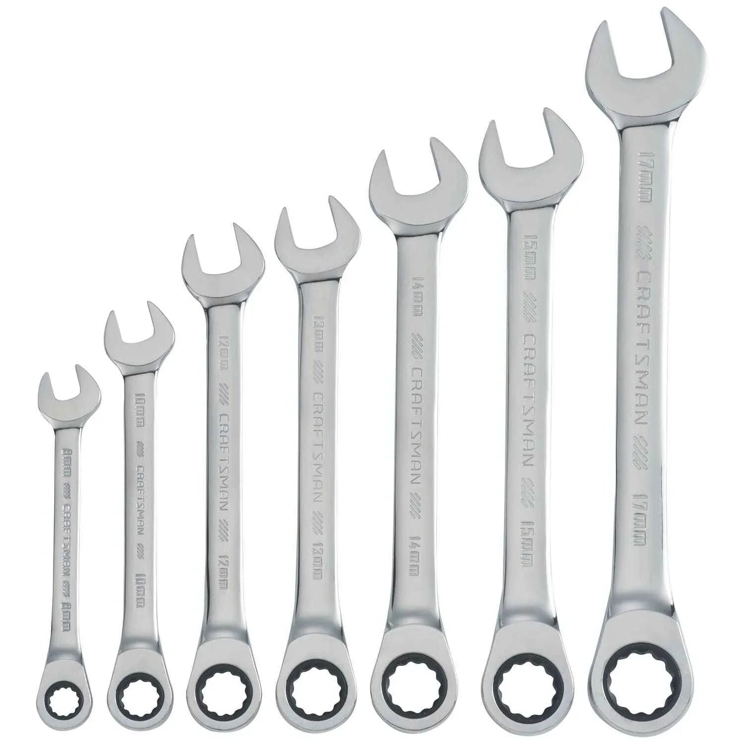CRAFTSMAN Ratchet Wrench, 12 Point, 7-Piece Set (CMMT87019) - Track Minded HPDE, LLC