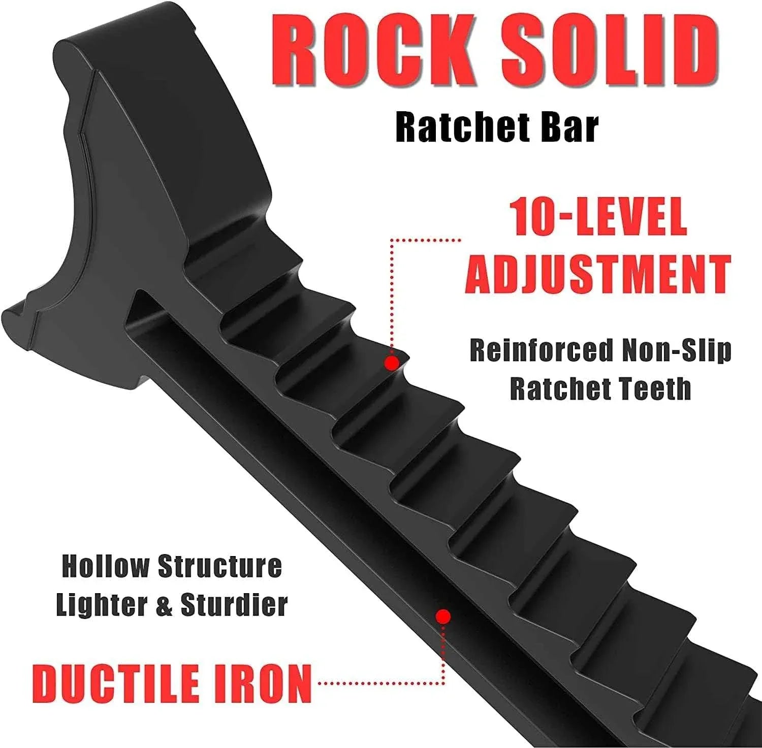 BIG RED AT42002R-3 Torin Jack Stands (1 Pair): Exceptional Use for Cars, Sedans, and Most Automobiles - 2 Ton (4,000 lb.) Capacity, Red - Track Minded HPDE, LLC
