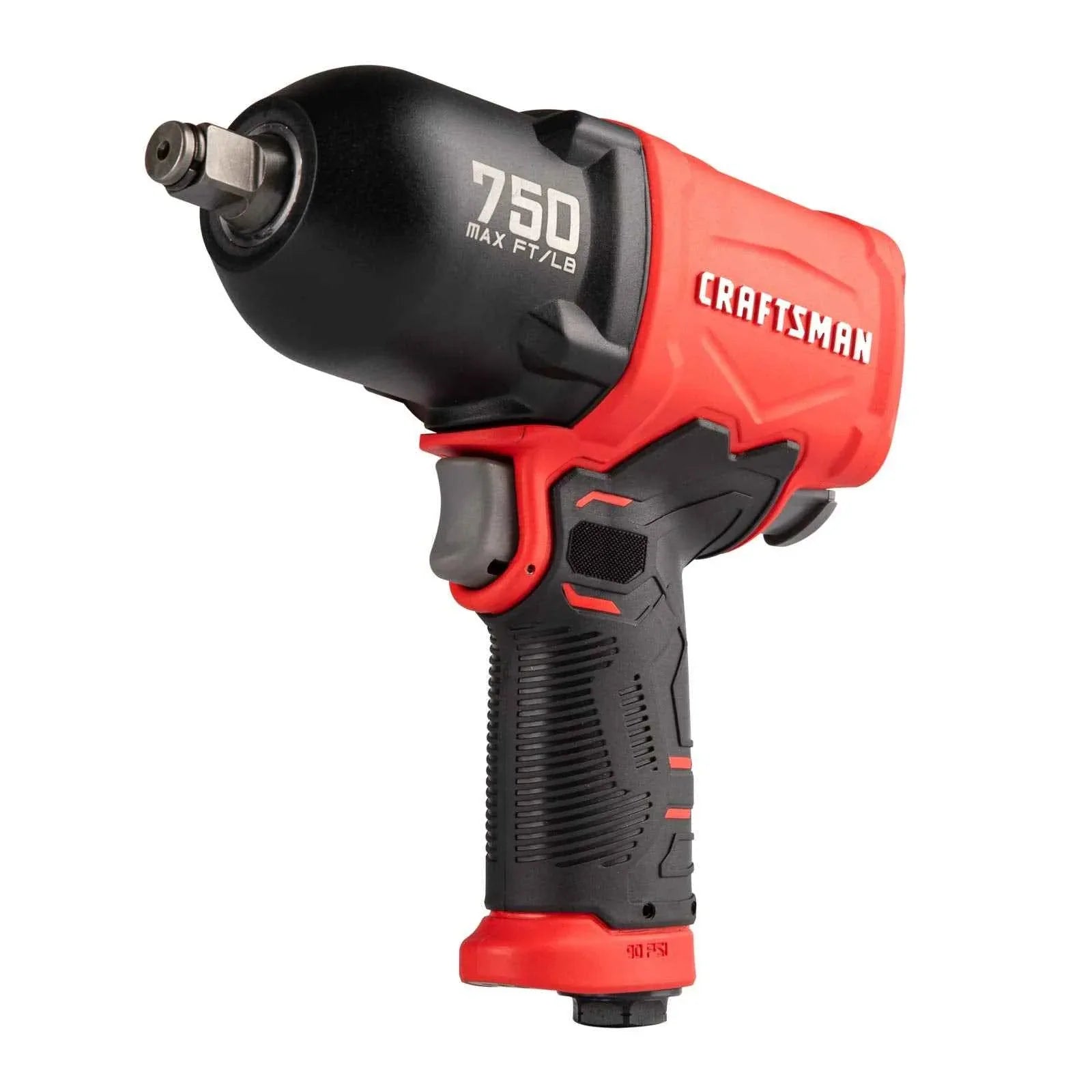 CRAFTSMAN 1/2-in 750 ft-lbs Air Impact Wrench, Composite Body, Variable Power Settings, 1/4-in NPT Air Inlet - Track Minded HPDE, LLC