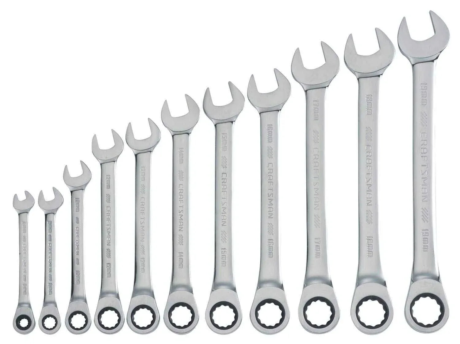 CRAFTSMAN Ratcheting Wrench Set, Metric, 11-Piece (CMMT87021) - Track Minded HPDE, LLC
