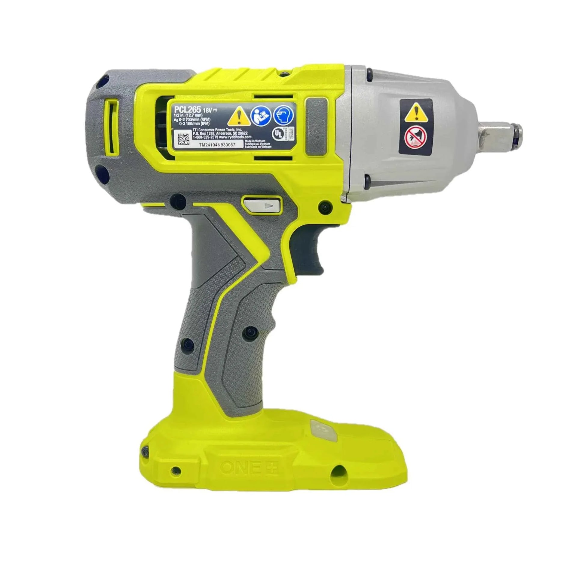 Ryobi PCL265 18V ONE+ Cordless 1/2 in. Impact Wrench (Tool ONLY- Battery and Charger NOT Included) - Track Minded HPDE, LLC