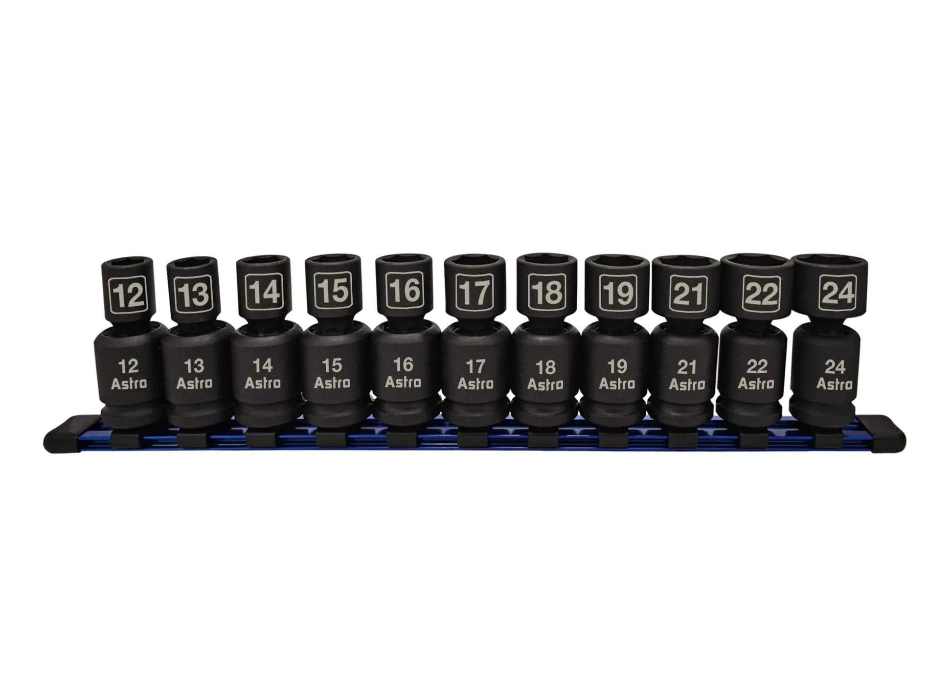 Astro Pneumatic Tool 78244 11Piece 1/2" Drive Nano Pinless Universal Impact Sockets - Metric - Track Minded HPDE, LLC