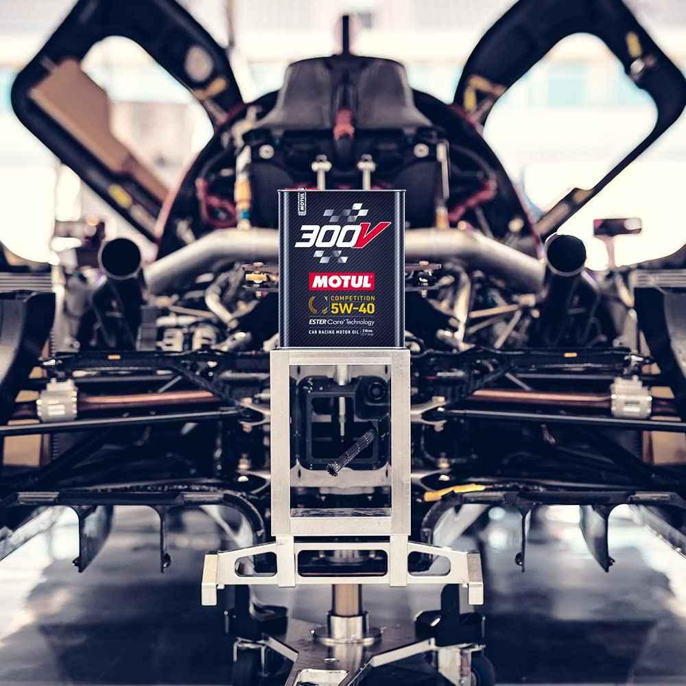 Motul 300V Competition 5W-40 Full Synthetic Motor Oil 2L | Ester Core® Technology | High-Performance Engine Oil for Tuned, Turbocharged & Daily Use | Race-Proven Protection & Long-Lasting Reliability - Track Minded HPDE, LLC