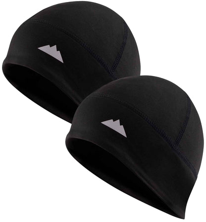 Tough Headwear Skull Cap for Men - Beanie Hats - Skullcap - Skully Beanie Cap - Cooling Skull Caps for Men Locs Sweat Dreads Running - Sweat Wicking Lightweight Helmet Liner - Track Minded HPDE, LLC