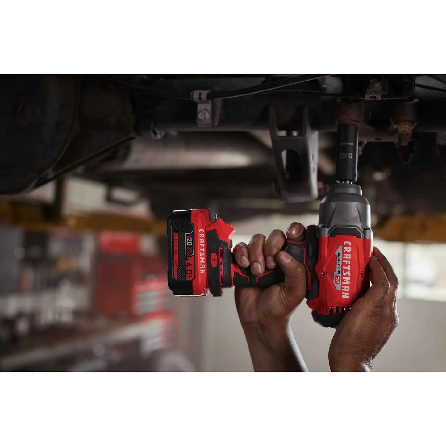 CRAFTSMAN V20 RP Impact Wrench, Cordless, Brushless, High Torque, 1/2 Inch, 4Ah Battery and Charger Included (CMCF940M1) - Track Minded HPDE, LLC