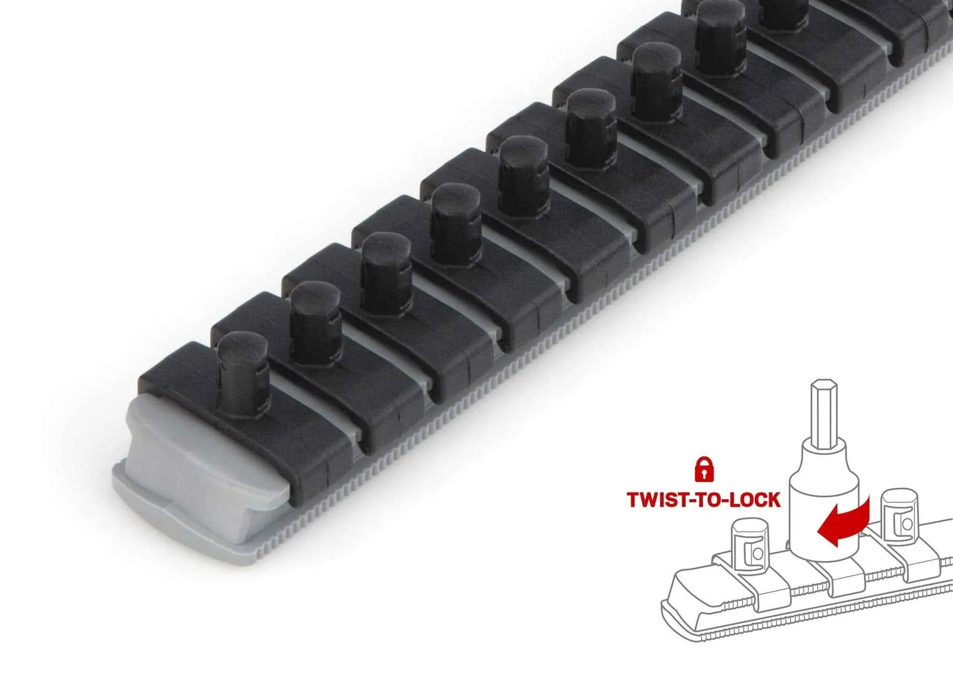 TEKTON 1/4 Inch Drive Phillips/Slotted Bit Socket Set with Rail, 8-Piece (#0-#3, 1/8-5/16 in.) | SHB90104 - Track Minded HPDE, LLC
