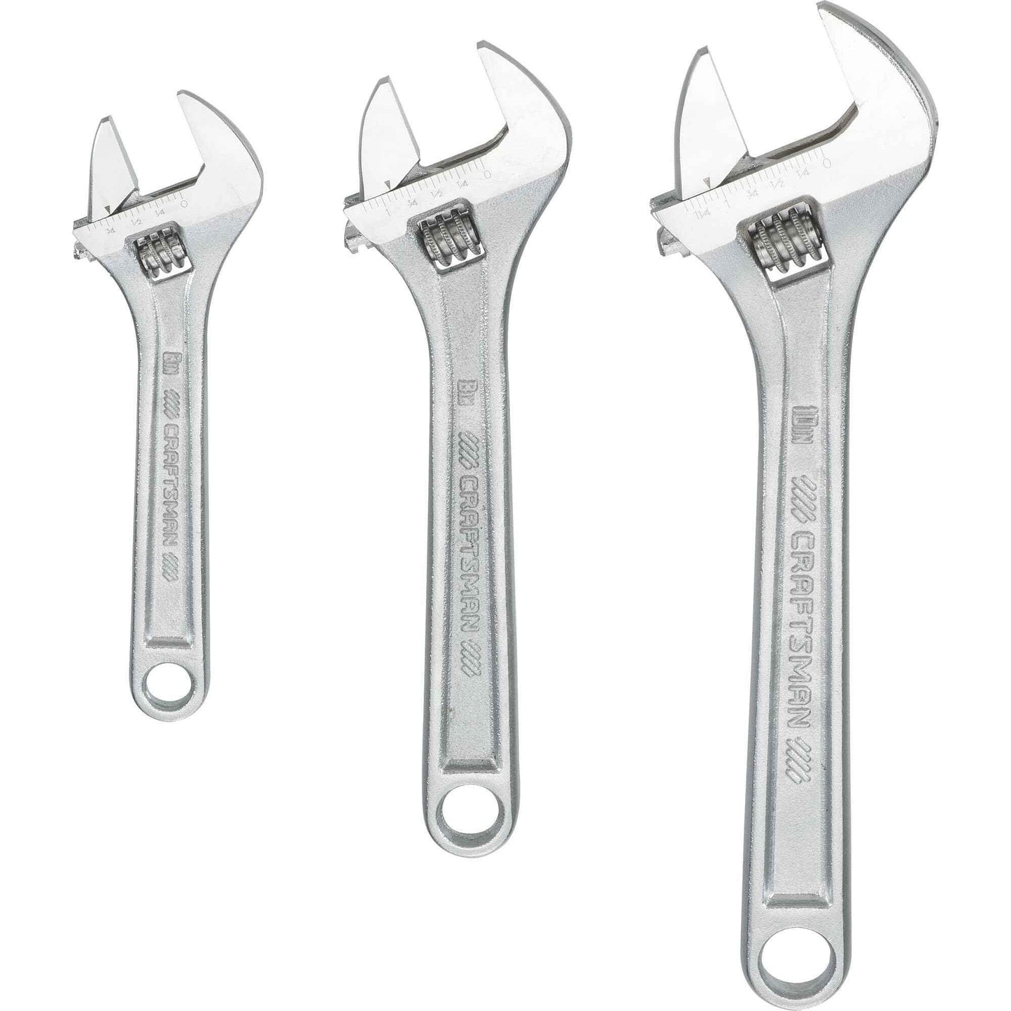CRAFTSMAN Adjustable Wrench Set, 3-Piece All Steel, Metirc and SAE Scale (CMMT12001) - Track Minded HPDE, LLC