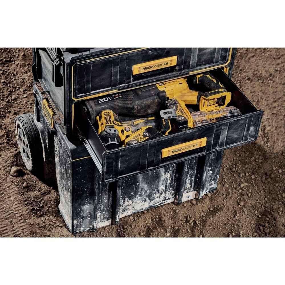 DEWALT ToughSystem Tool Box, 2.0 Two-Drawer, 21.8in. (DWST08320) - Track Minded HPDE, LLC