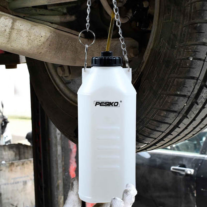 PESIKO 1L Brake Bleeder Bottle One Person, Brake Fluid Bleeding kit with 24 inch Tube and Rubber Connector for Collect Brake Fluid - Track Minded HPDE, LLC