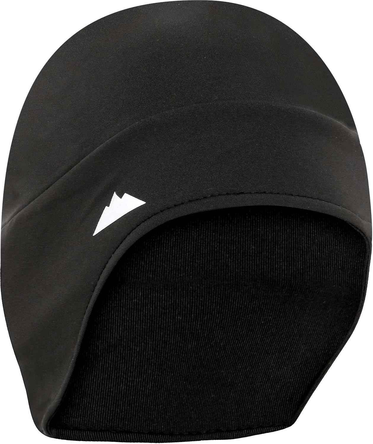 Tough Headwear Thermal Helmet Liner Skull Caps for Men - Winter Running Beanie, Helmet Cap & Cycling Caps for Running, Skiing, Winter Sports Black - Track Minded HPDE, LLC