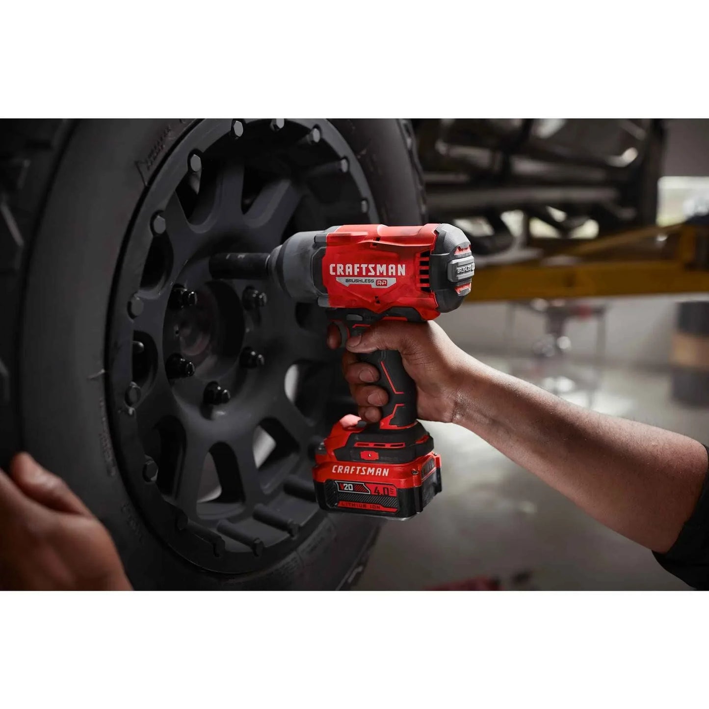 CRAFTSMAN V20 RP Impact Wrench, Cordless, Brushless, High Torque, 1/2 Inch, 4Ah Battery and Charger Included (CMCF940M1) - Track Minded HPDE, LLC
