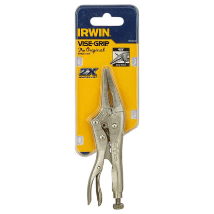 IRWIN VISE-GRIP Original Locking Pliers, Long Nose, 4-Inch (1602L3), 100mm - Track Minded HPDE, LLC