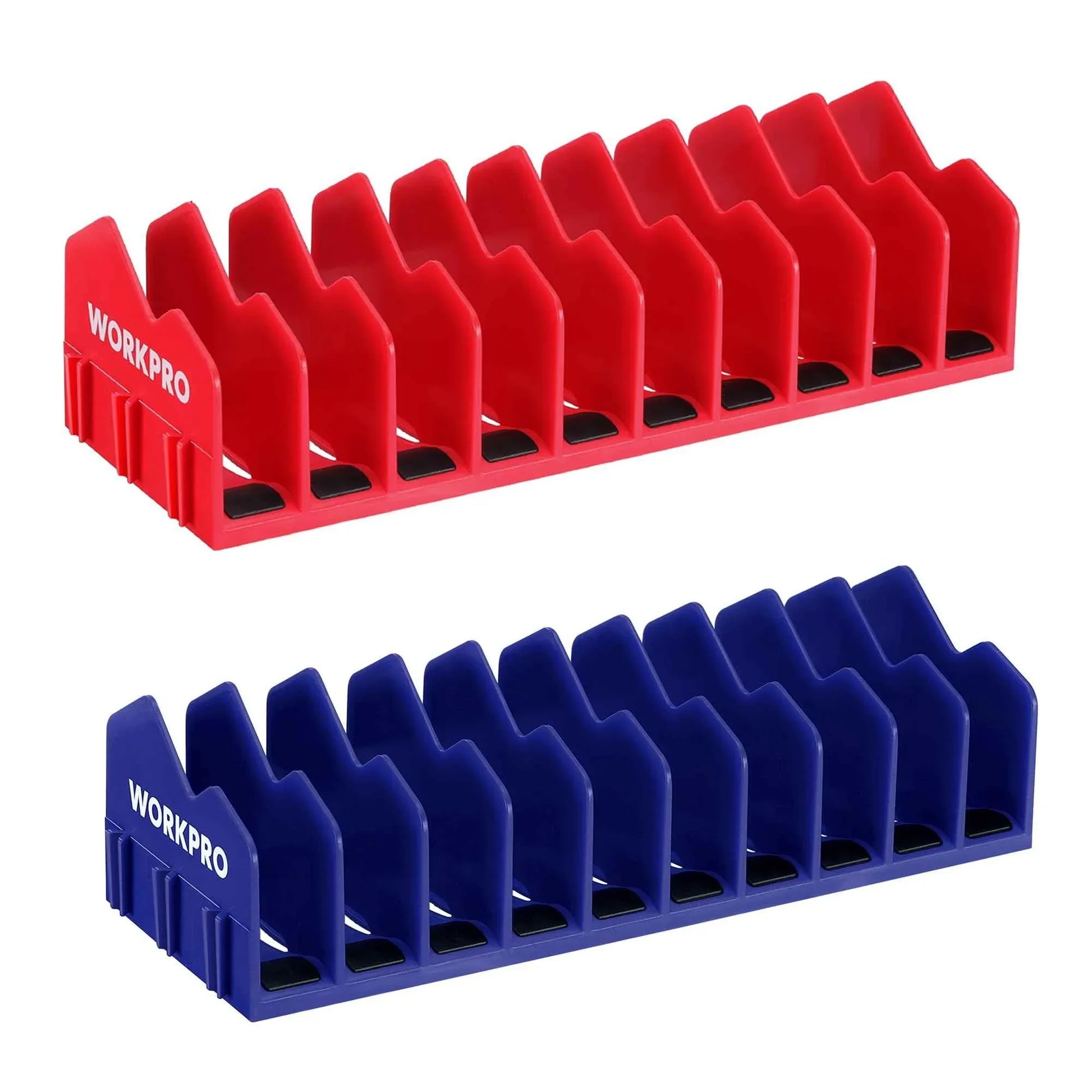 WORKPRO 2-Pack Plier Organizer Rack, Pliers Holder and Cutter Organizers with Non-Slip Rubber Base, 20-Slot Tool Box Organizer, Tool Drawer Organizer, Tool Storage, Plier Rack (Pliers Not Included) - Track Minded HPDE, LLC