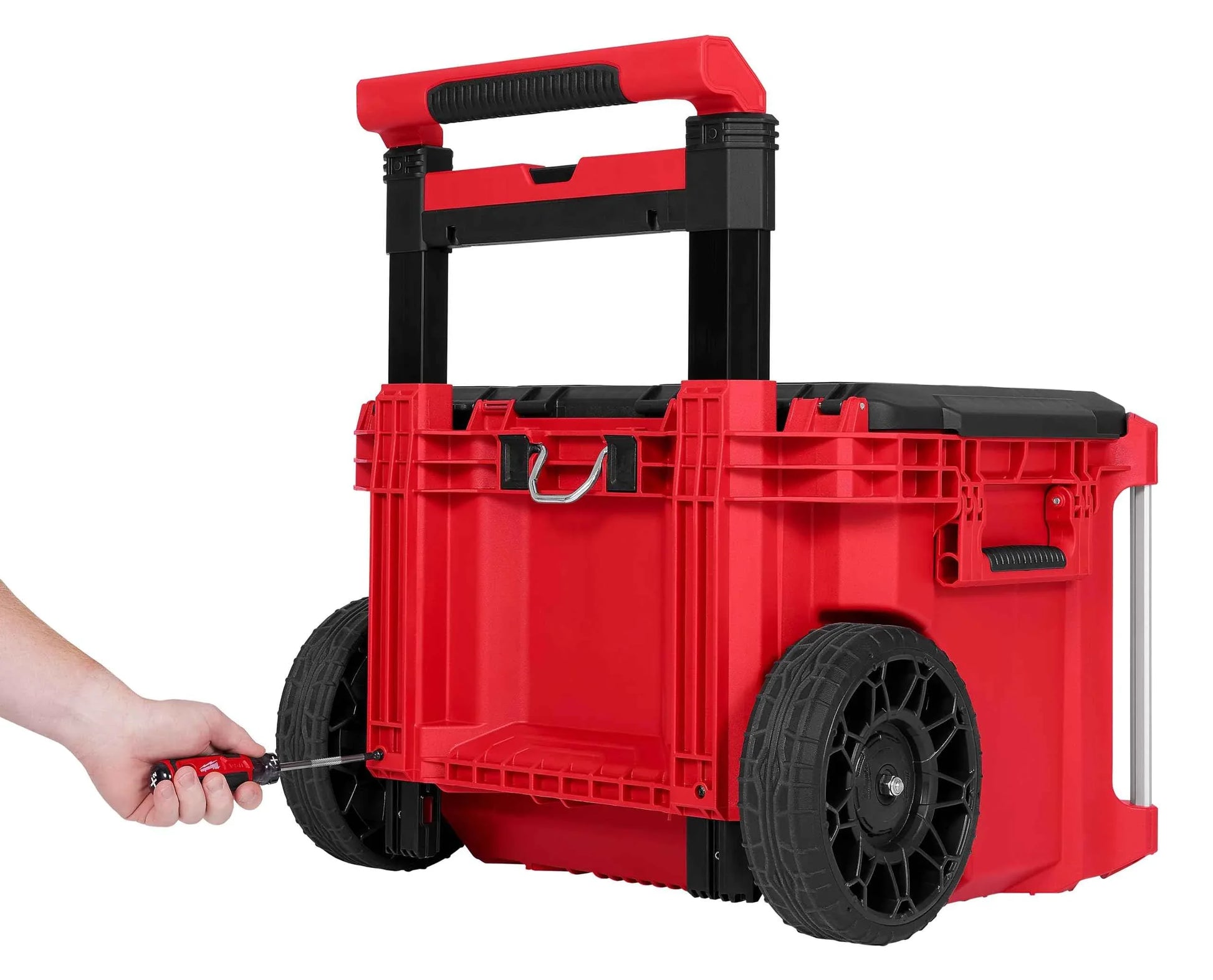 Milwaukee Electric - PACKOUT 10 Compact Portable Tool Box with ADJUSTA - Track Minded HPDE, LLC