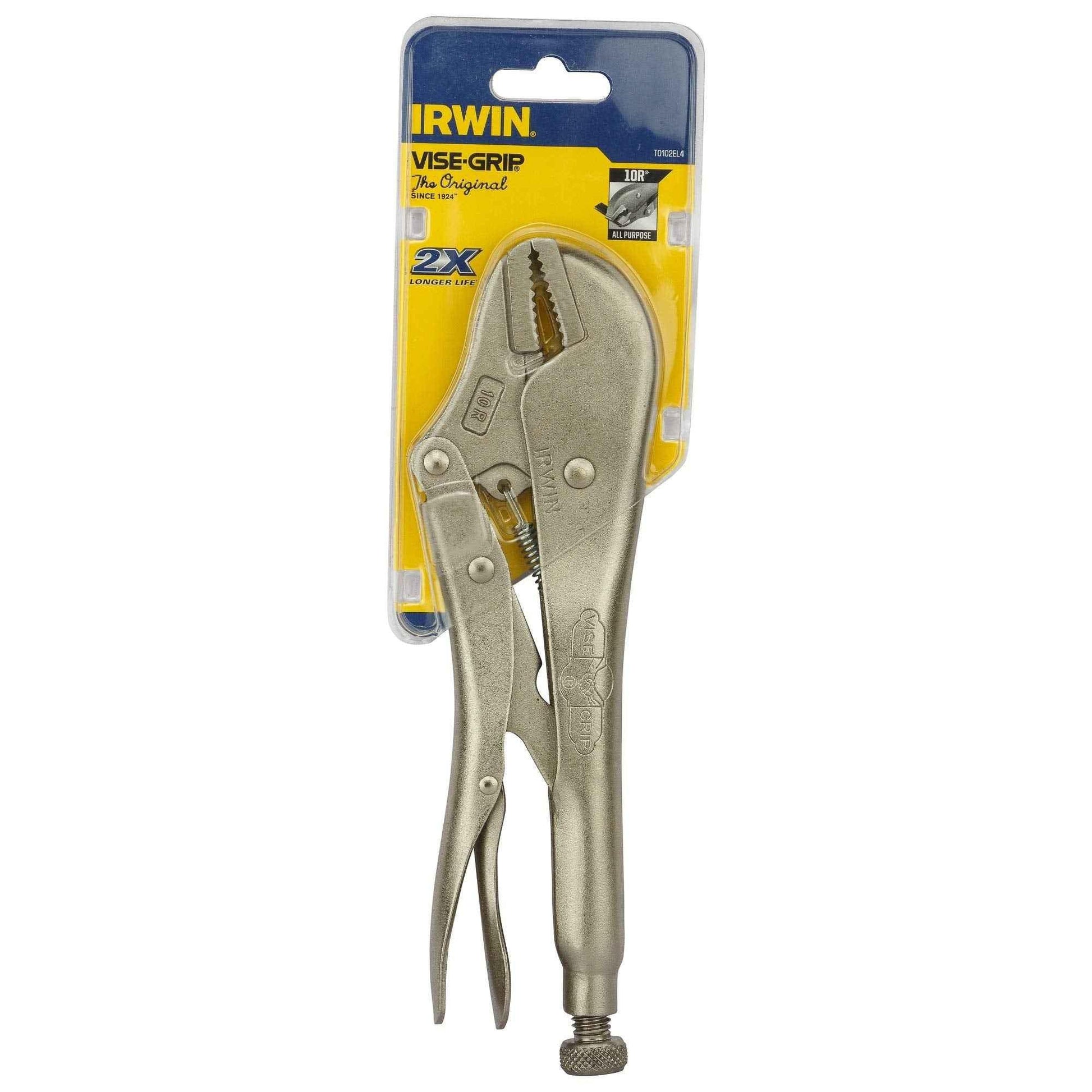 IRWIN VISE-GRIP Original Locking Pliers, Straight Jaw, 10-inch (102L3) - 1774901 - Track Minded HPDE, LLC