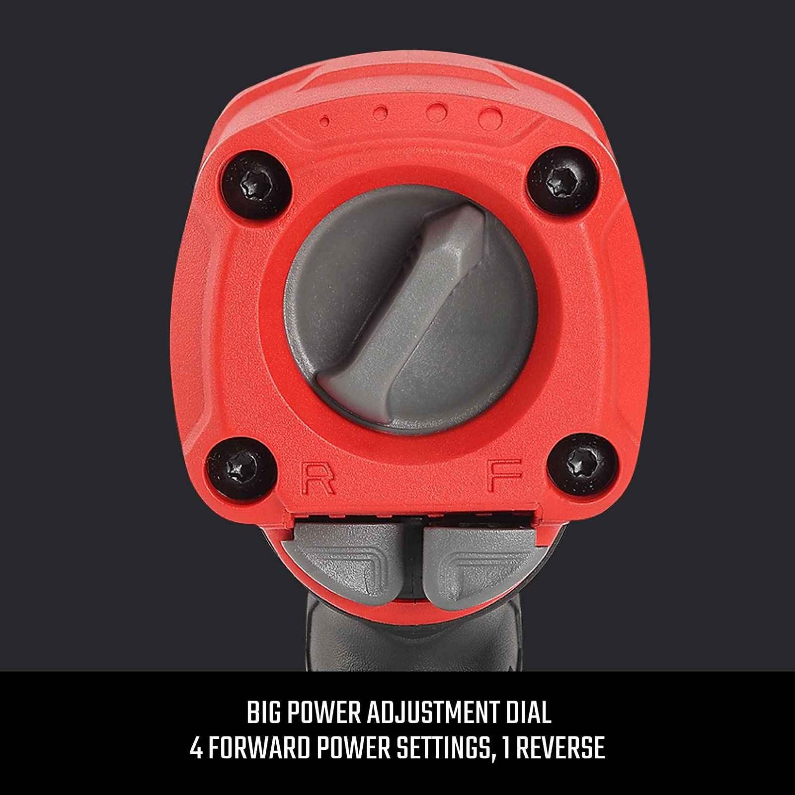 CRAFTSMAN 1/2-in 750 ft-lbs Air Impact Wrench, Composite Body, Variable Power Settings, 1/4-in NPT Air Inlet - Track Minded HPDE, LLC