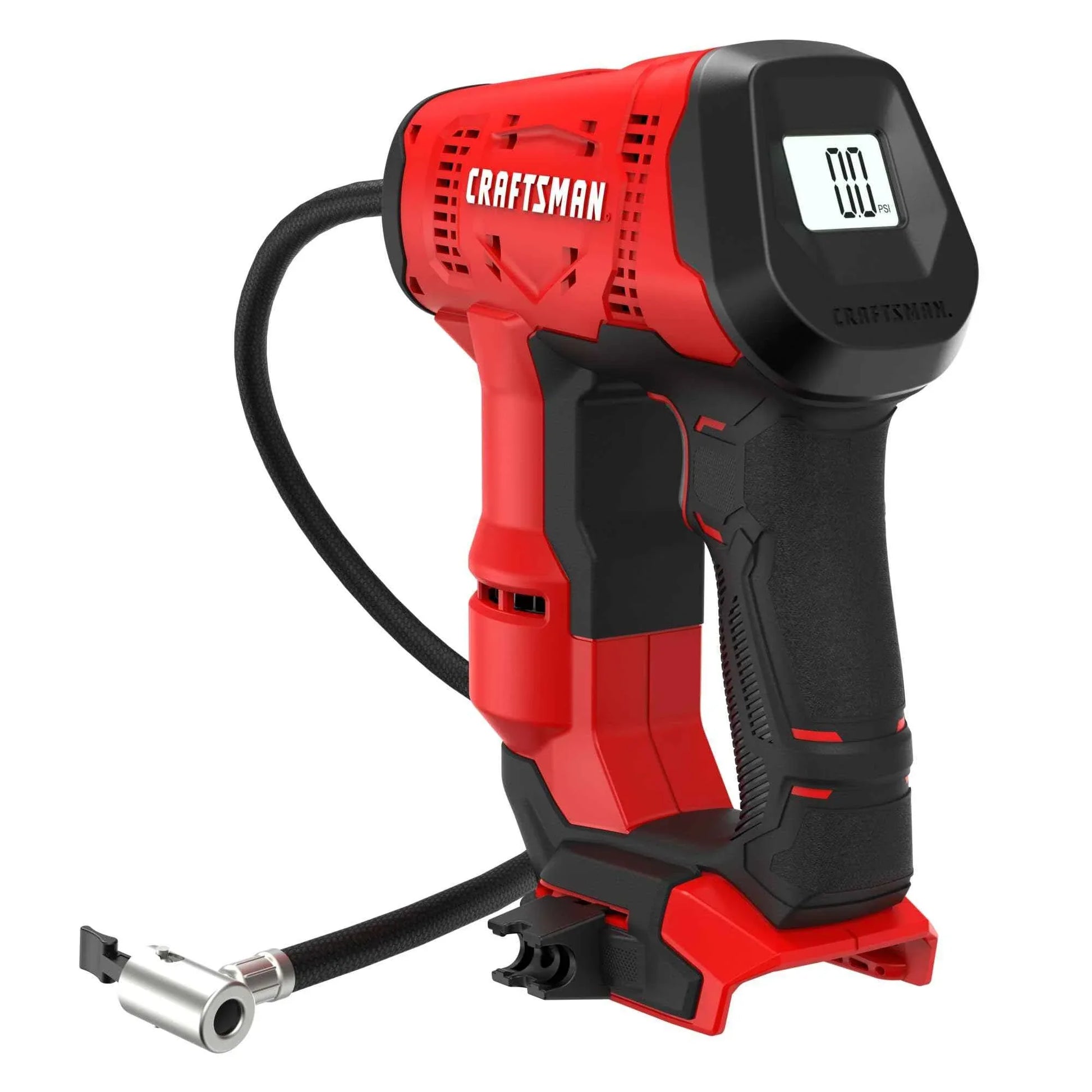 CRAFTSMAN V20 Air Compressor Portable, Cordless Tire Inflator, Up To 150 PSI Tire Pump, with Digital Pressure Gauge, Tool Only (CMCE521B) - Track Minded HPDE, LLC