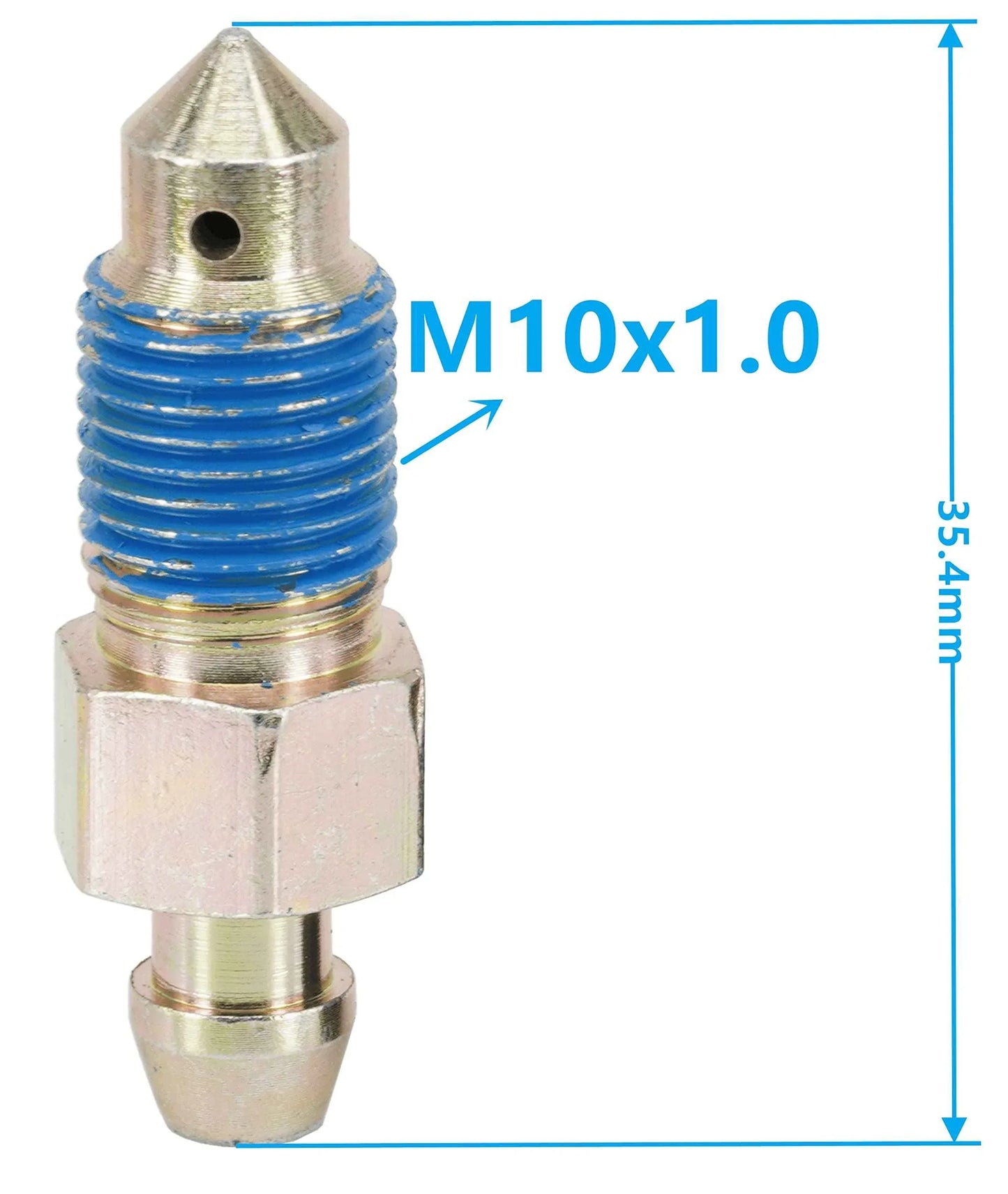 Dsnaduo 4-Piece Speed Bleeder Kit with Dust Caps - M10x1.0-35.4mm, H9410-4, 107392, 639560 - Track Minded HPDE, LLC