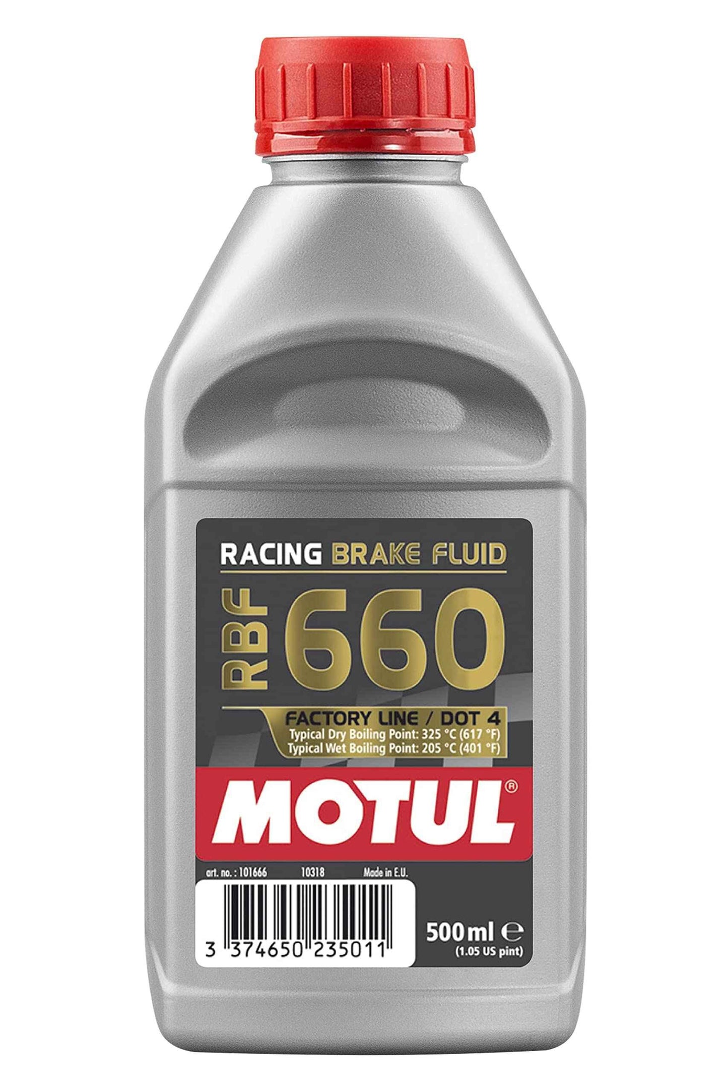 101667 RBF 660 Dot-4 100 Percent Synthetic Racing Brake Fluid - 500 ml - Track Minded HPDE, LLC