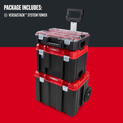 CRAFTSMAN VERSASTACK 17.126-in Metal Wheels Lockable Tool Box - Track Minded HPDE, LLC