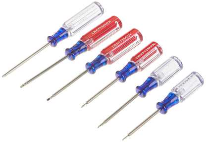 CRAFTSMAN Small Screwdiver Set, 6Piece Jewelers Set (CMHT65043) - Track Minded HPDE, LLC