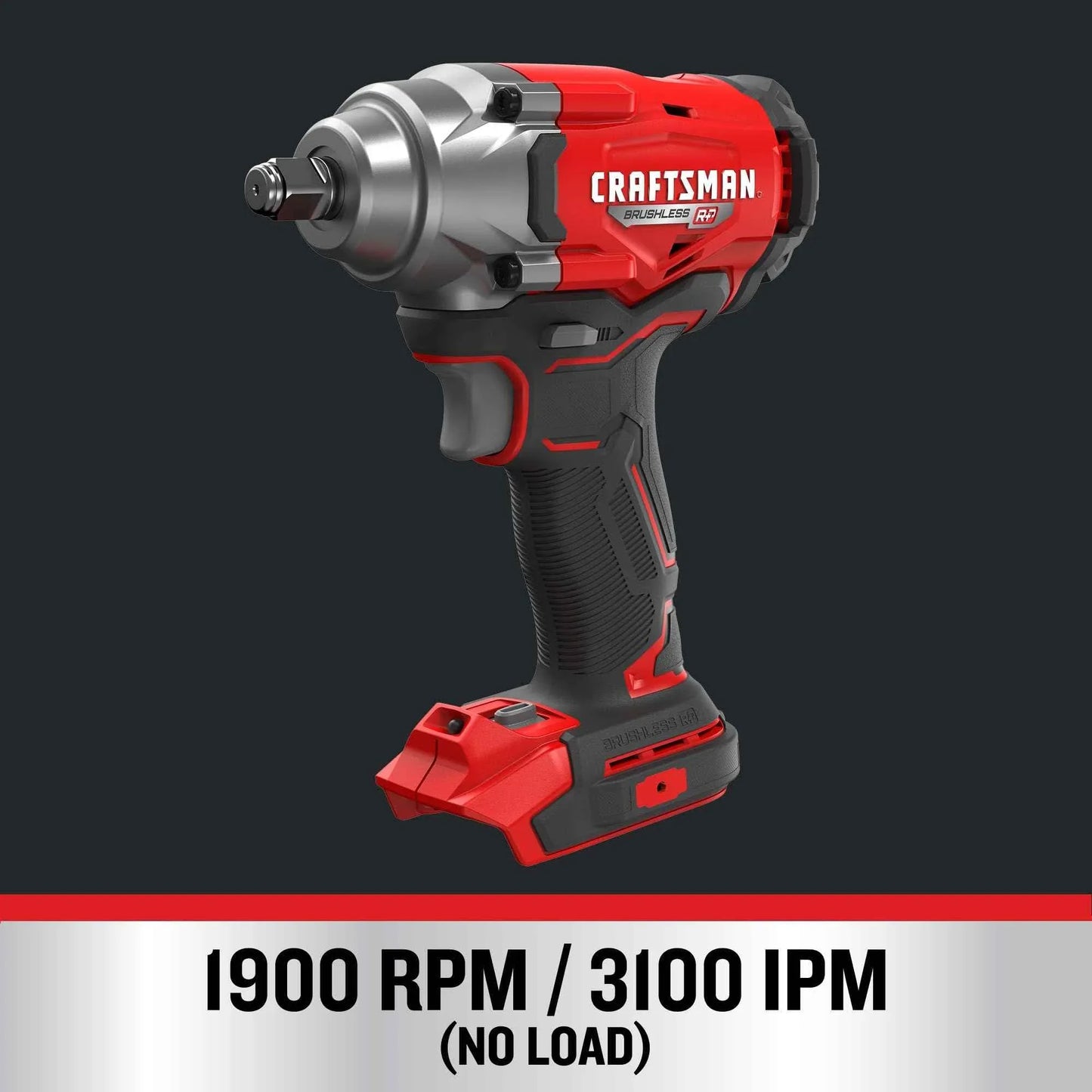 CRAFTSMAN V20 Cordless Impact Wrench, 1/2 inch, Bare Tool Only (CMCF921B) - Track Minded HPDE, LLC