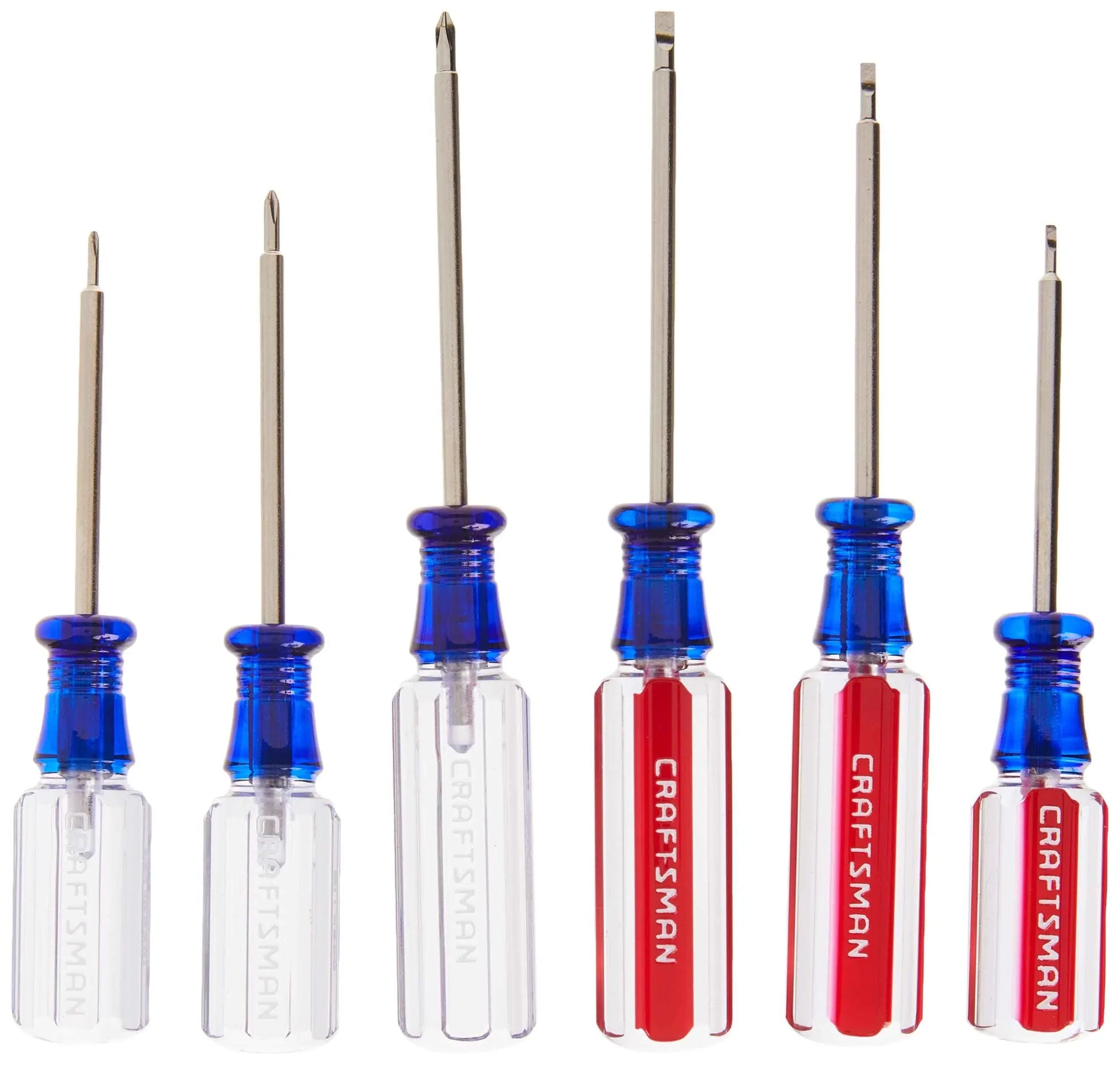 CRAFTSMAN Small Screwdiver Set, 6Piece Jewelers Set (CMHT65043) - Track Minded HPDE, LLC