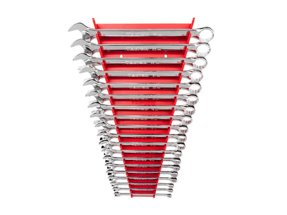 TEKTON Combination Wrench Set with Rack, 19-Piece (6-24 mm) | WCB91202 - Track Minded HPDE, LLC