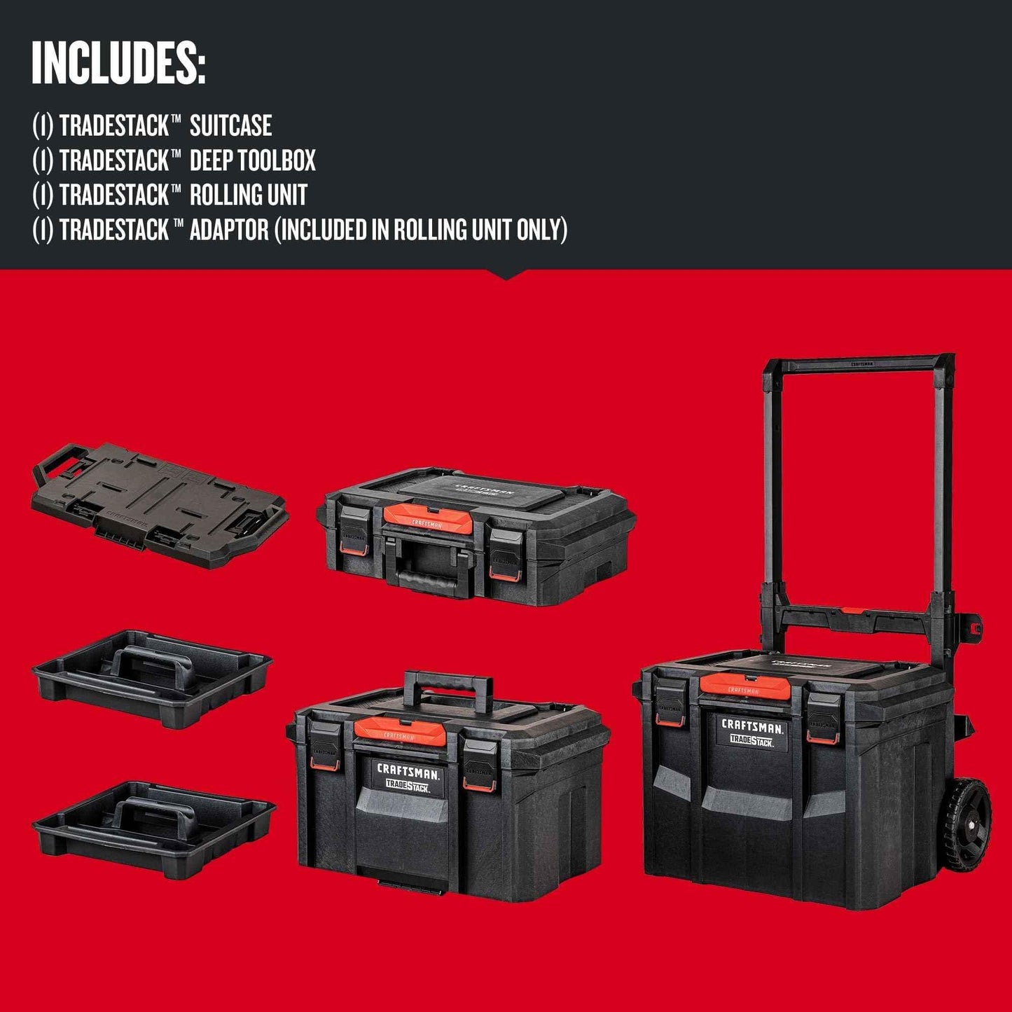 CRAFTSMAN TRADESTACK Rolling Tower (CMST60420) - Track Minded HPDE, LLC
