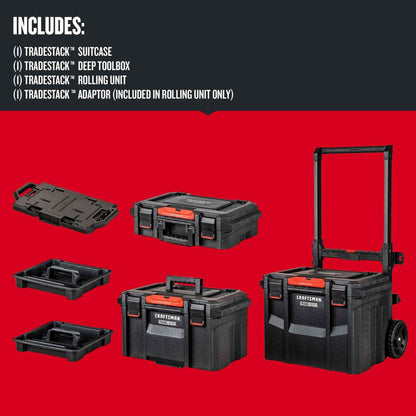 CRAFTSMAN TRADESTACK Rolling Tower (CMST60420) - Track Minded HPDE, LLC