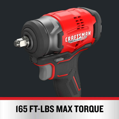 CRAFTSMAN V20 RP Cordless Impact Wrench, 3/8 inch Drive, Bare Tool Only (CMCF911B) - Track Minded HPDE, LLC