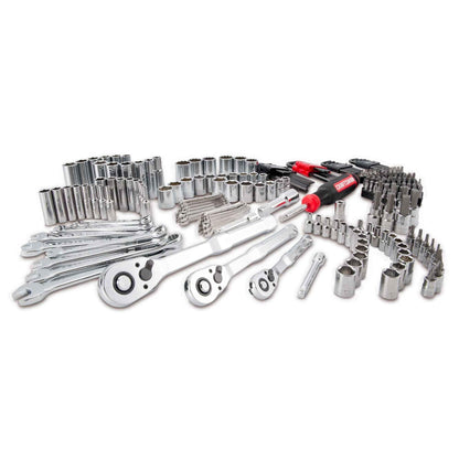 Craftsman Socket Set with Case VERSASTACK 230 Pcs Mechanics Tool Set, 1/4 in, 3/8 in, and 1/2 Drive, Standard and Deep Socket Set, Short and Long Arm Hex Keys (CMMT45306) - Track Minded HPDE, LLC