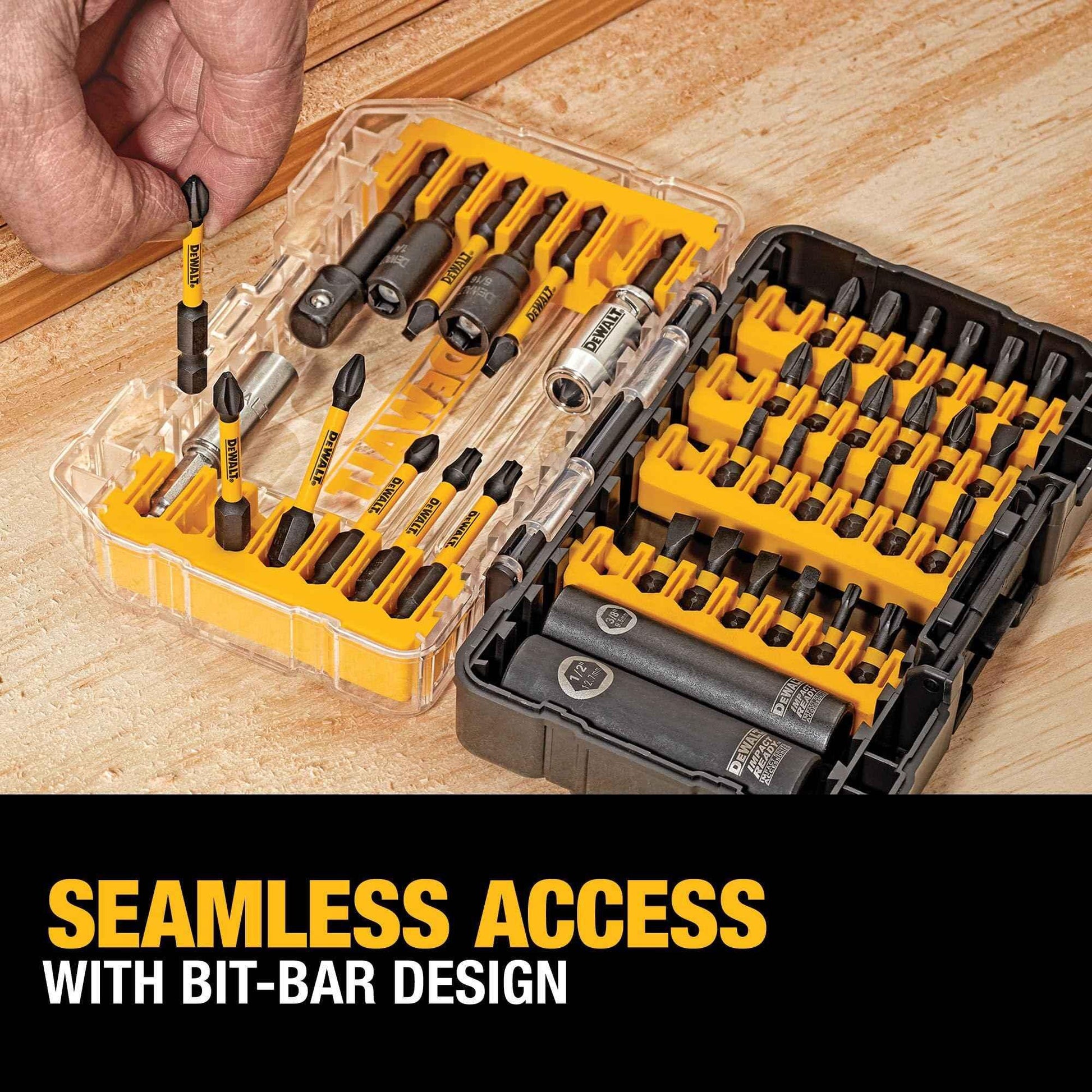 DEWALT Screwdriver Bit Set, Impact Ready, FlexTorq, 40-Piece (DWA2T40IR) - Track Minded HPDE, LLC