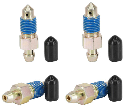 Dsnaduo 4-Piece Speed Bleeder Kit with Dust Caps - M10x1.0-35.4mm, H9410-4, 107392, 639560 - Track Minded HPDE, LLC
